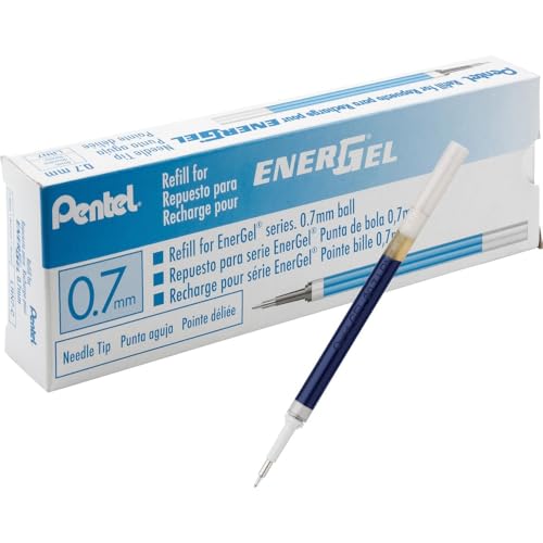 Pentel Refill Ink for EnerGel Liquid Gel Pen, (0.7mm), Needle Tip, Blue Ink, 1 - Pack (LRN7-C) - Image 2