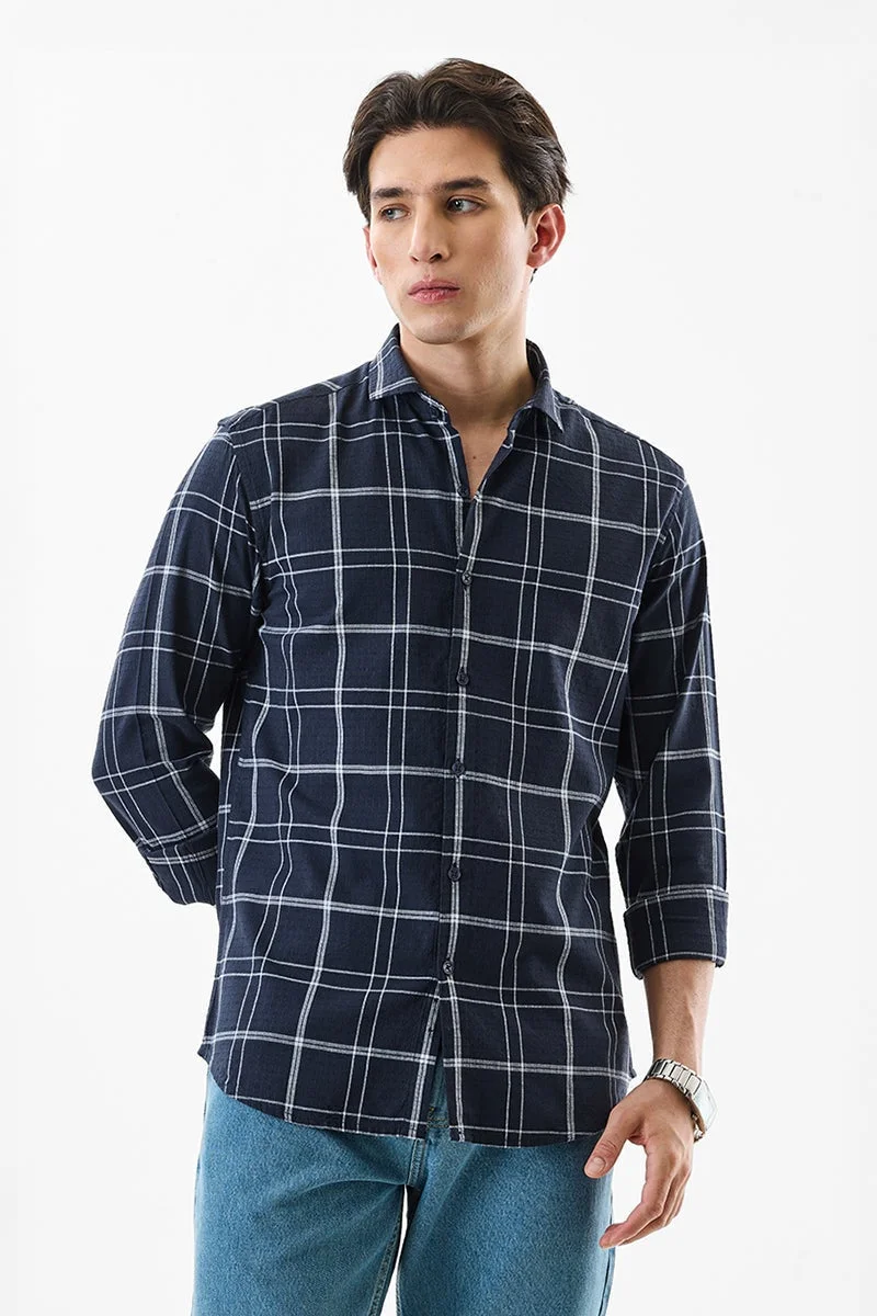 SNITCH Slim Fit Checks Shirt