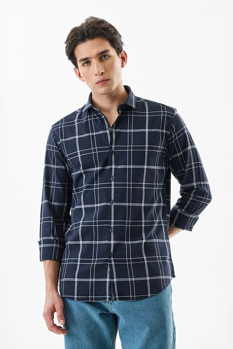 SNITCH Slim Fit Checks Shirt