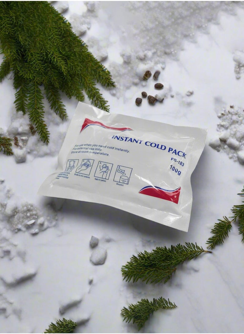 King Mariot Heavy Duty Instant Cold Pack | 100g | 14.5cm x 11cm | Portable Relief for Sprains, Muscle Pain, Burns, and Injuries  - Image 5