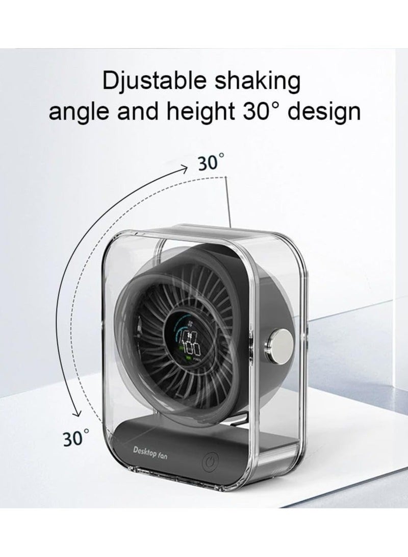 Denx Desk Fan, Digital Precision Portable Fan - Image 1