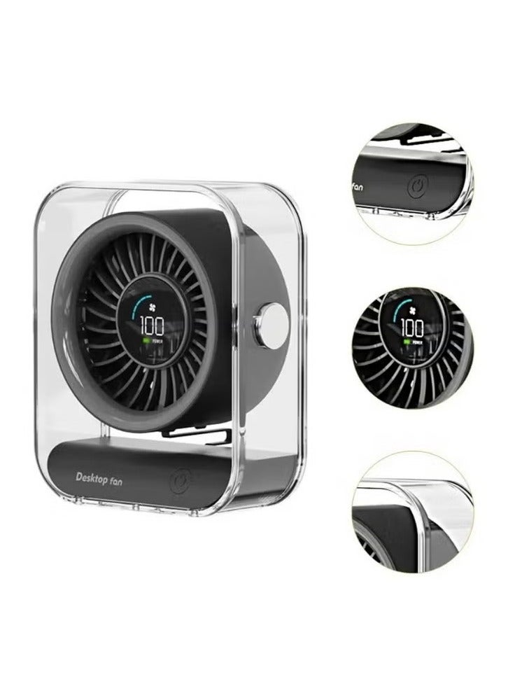 Denx Desk Fan, Digital Precision Portable Fan - Image 2