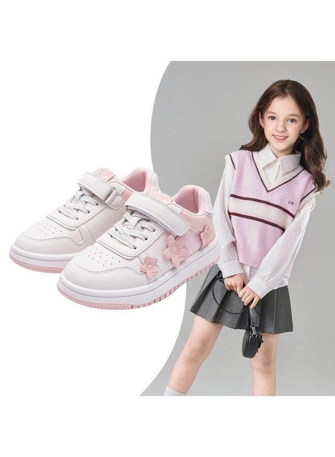 DEESHA New Arrival】 3d Floral Girls' School Versatile White Shoes, 2025 Spring/autumn Casual Sports Student Sneakers - Image 2