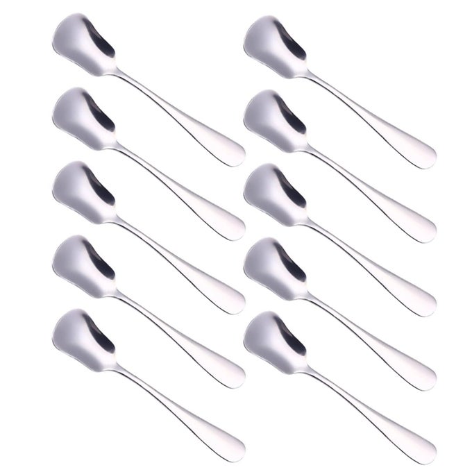 SMALL STAINLESS STEEL ICE CREAM SPOON COFFEE SPOONS DESSERT SPOONS SET OF 10