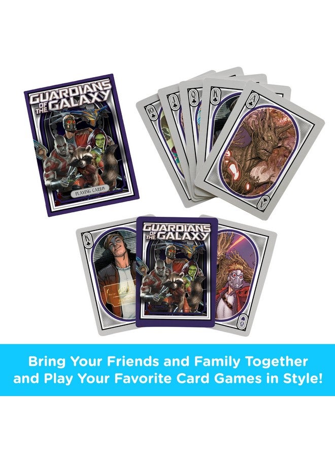 AQUARIUS Guardians of The Galaxy Nouveau Playing Cards - Guardians Comic Themed Deck of Cards for Your Favorite Card Games - Officially Licensed Guardians of The Galaxy Merchandise & Collectibles - Image 2