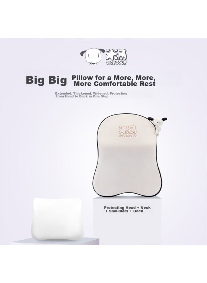 ICAROOM Aichewu Car Headrest, 7-degree Gentle Head And Shoulder Pillow, Car Neck Pillow, Memory Foam Car Neck Support, All-season Use, T-602m Mysterious Gray - Image 3