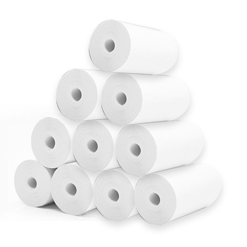 Thermal Paper Roll 57*25mm Durable Environmental Material Printer Roll - Clear Smooth Printing Photo Printer for Pocket Portable Printer, Receipt Memo Journal Printing - Image 1