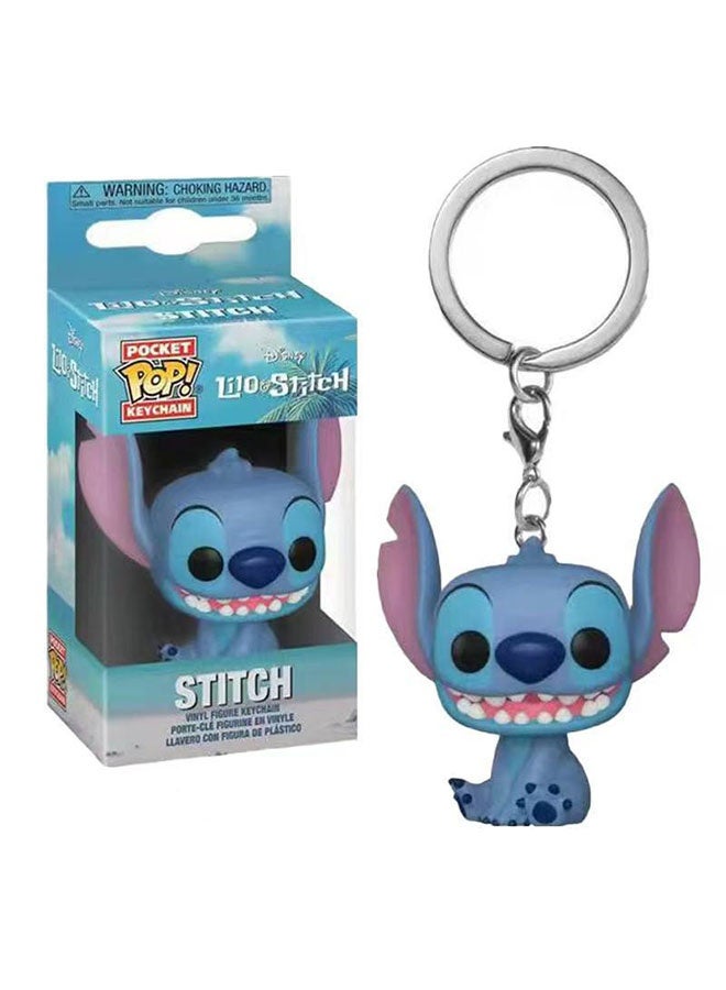 فانكو فقع! غرزة الشكل سلسلة مفاتيح متعددة الألوان (وضعية الجلوس)