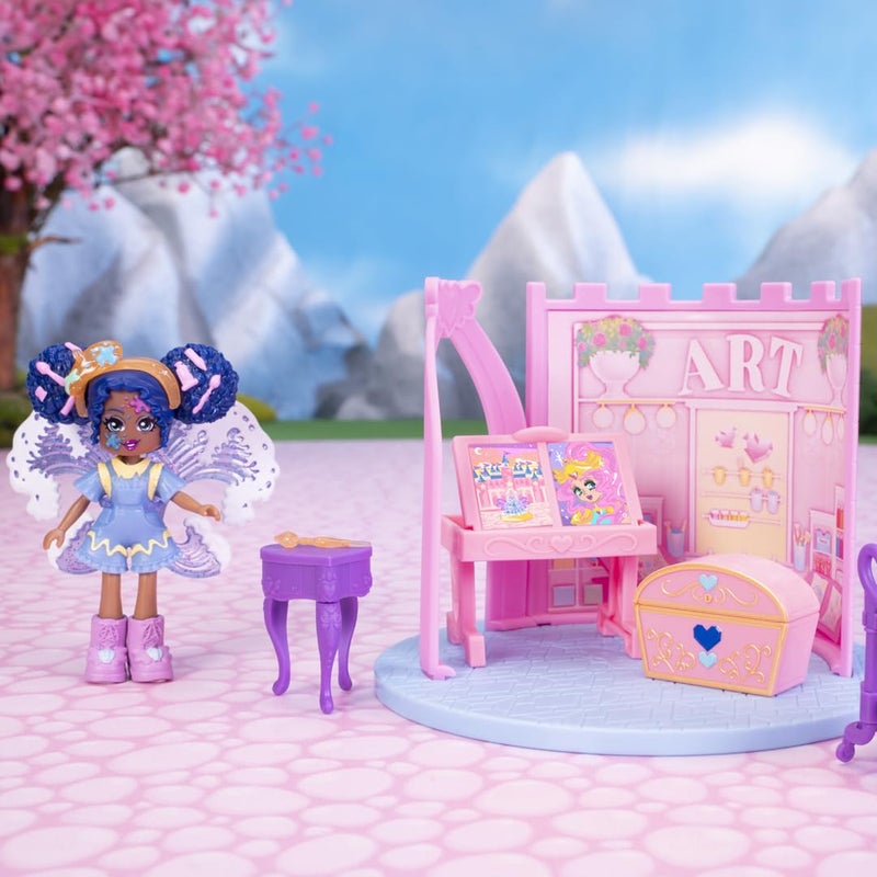 Royale High Art Class Playset - 1 Doll, 6 Accessories - 1 Surprise Water Reveal - Fits Inside Castle Playset - Virtual Item Code Included - Ages 5+ - Image 4
