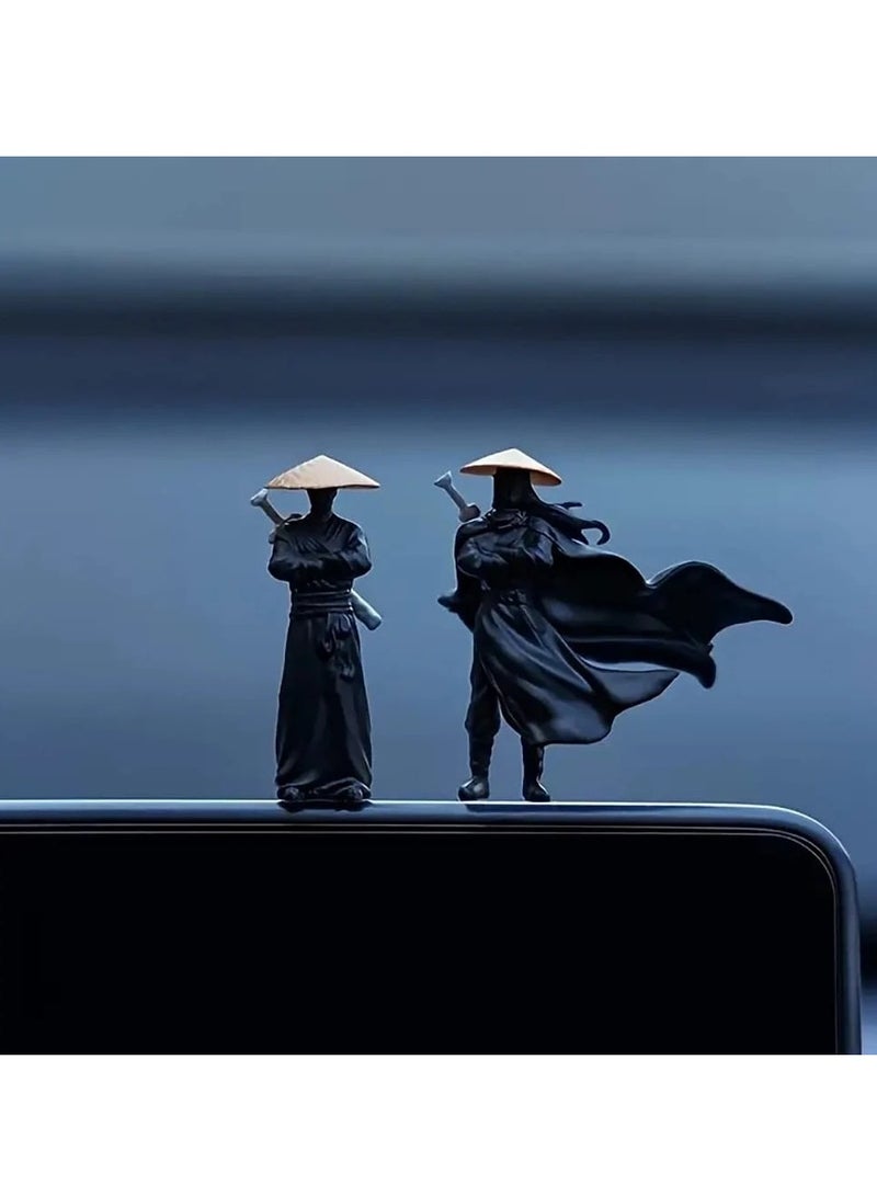 Samurai Warrior Elegant Car Interior Decor and Car Accessory Reflecting Strength and Serenity - Image 1