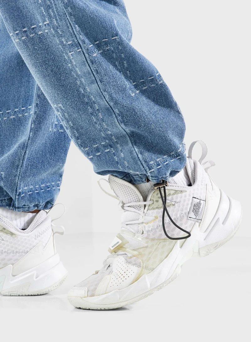 mod wave movement Cowboy Pants