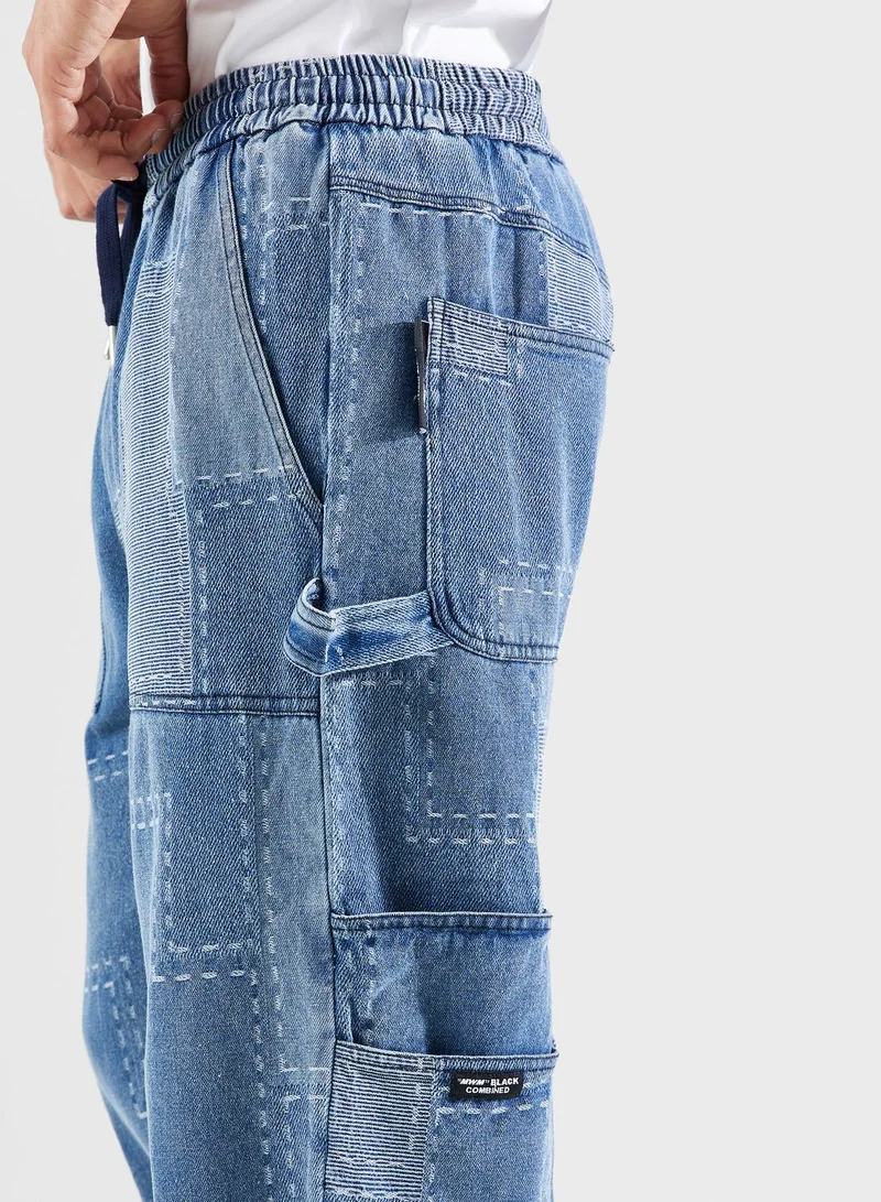 mod wave movement Cowboy Pants