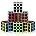 Vdealen 3x3x3 Speed Cube Set 6 Pack Speed Cube Bulk Magic Cube Set School Classroom Prize for Students Birthday Party Favors Stocking Stuffers Gifts for Kids Teens AdultsCarbon Fiber Sticker - Image 2
