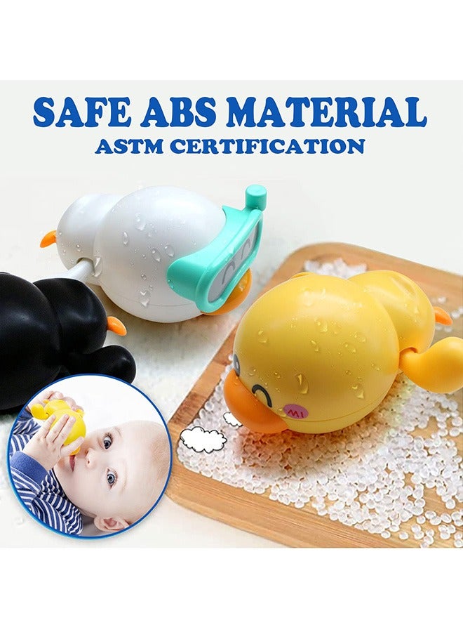 3-Piece Bath Toys for 1-5 Year Old Boy Girls Gifts, Bathtub Baby Bath Toys for 3-6 Toddlers, Swimming Pool Water Toys for Kids Ages 2-7 Gifts - Image 2