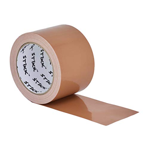 STIKK Duct Tape - Tan Duck Tape - 3 inch x 25 Yards - Heavy Duty Tape for Repairs, Household Projects - for Commercial HVAC and Construction - Effective Heavy Duty Waterproof Duct Tape - Image 1