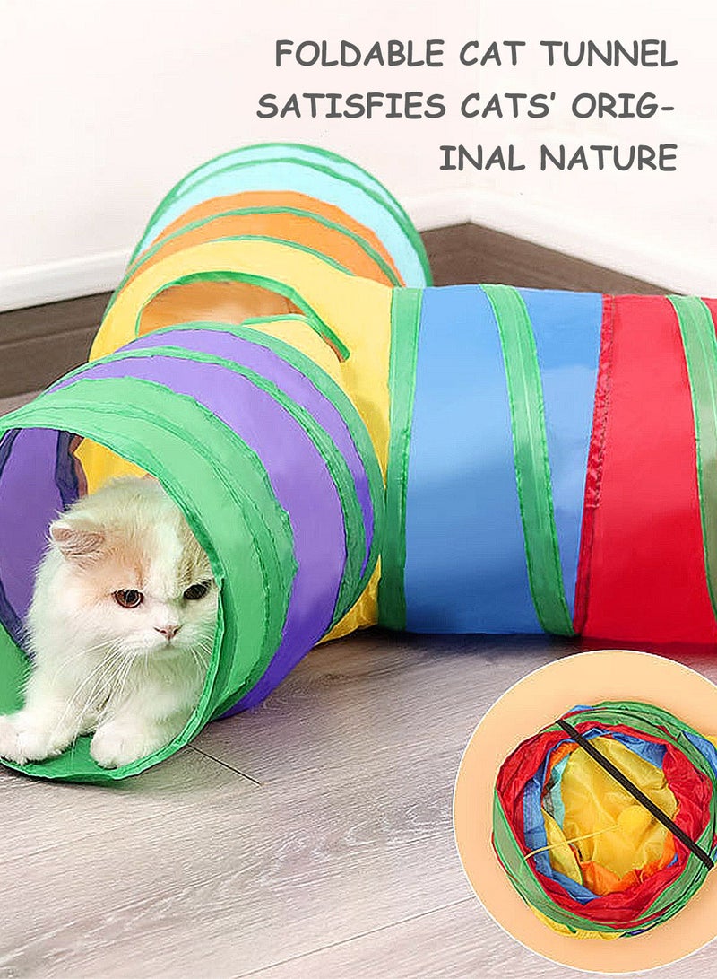 Kidle Cat Toys Tunnel Interactive Kitten Toys for Indoor Cats Chase and Exercise - Image 3