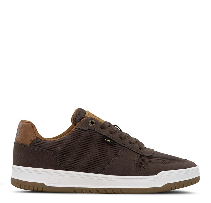 Lee Men's Specter Retro Court Fashion Sneaker, Chocolate/British Tan, 11.5 M - Image 2
