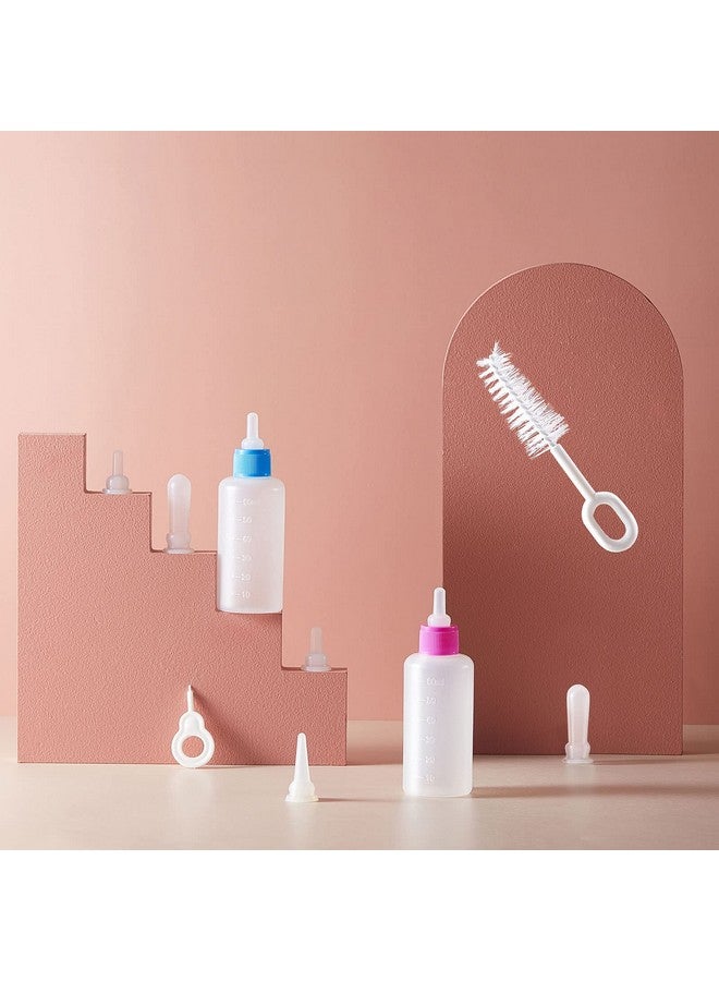 Tondiamo 16 Pieces Pet Feeding Bottle Kit Kitten Bottles Kitten Milk Replacer Puppy Milk Feeder With Replacement Nipples Puppy Feeding Bottles For Small Animals Newborn Dog And Cat Nursing Supplies - Image 4