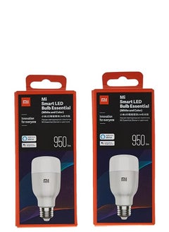 Xiaomi Mi Smart Led Bulb Essential (White And Color), 950Lm, Pack Of 2, 1, 2Pcs Mi Bulb 