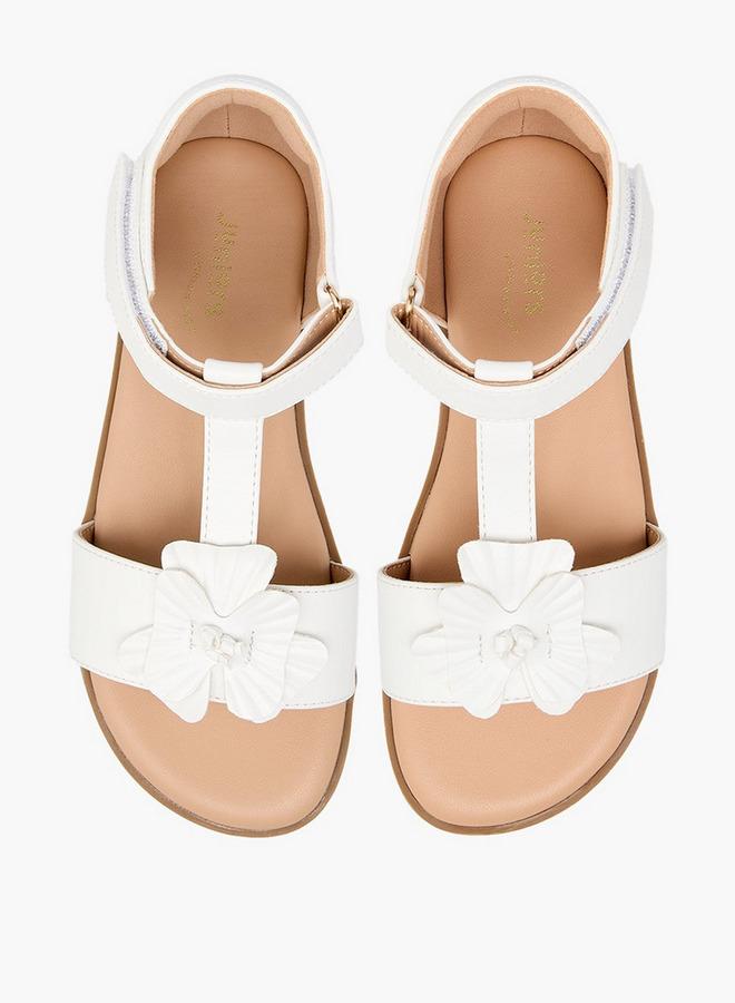 JUNIORS Barbie Girls Floral Accent Sandals - Image 1