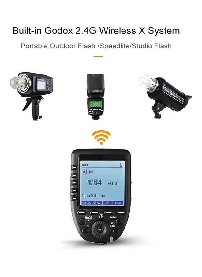 Godox - Godox Xpro-C TTL Wireless Flash Trigger Compatible for Canon EOS Cameras, Support 1/8000s HSS, 5 Dedicated Groups Buttons, Large Dot-Matrix LCD Display - Image 1