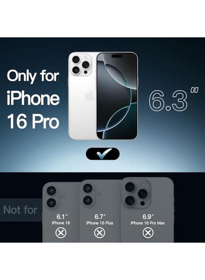جي تيك جراب مغناطيسي لهاتف Iphone 16 Pro مقاس 6.3 بوصة متوافق مع Magsafe غطاء ممتص للصدمات للهاتف مضاد للخدش شفاف - Image 2