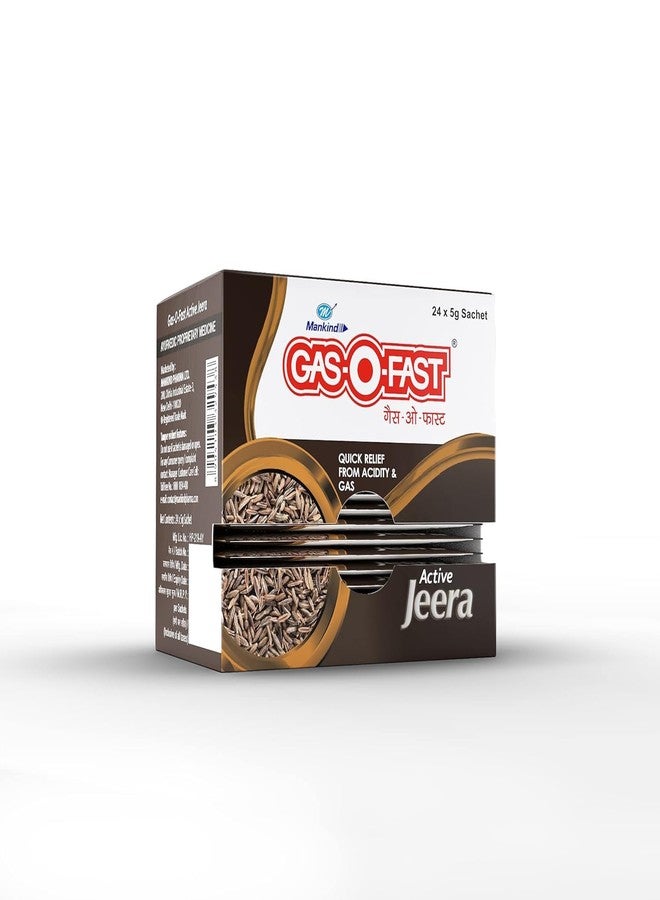 Mankind Gas-O-Fast For Relieving Acidity, Active Jeera- 24x 5gSachet x Pack of 6 - Image 4