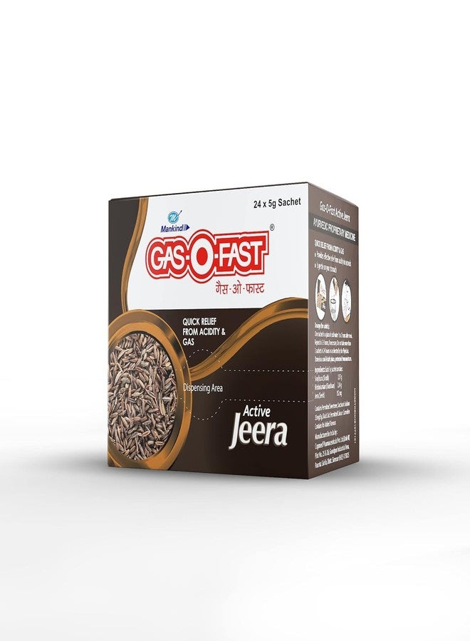 Mankind Gas-O-Fast For Relieving Acidity, Active Jeera- 24x 5gSachet x Pack of 6 - Image 5