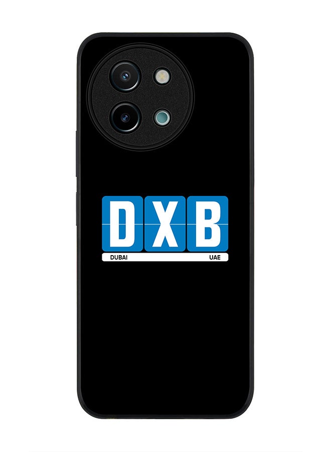 Stylizedd Rugged Black edge case for Vivo Y38 / Vivo Y58 / Vivo Y200i /Vivo T3x, Slim fit Soft Case Flexible Anti Drop TPU Gel Thin Cover -  DXB Dubai - Image 1