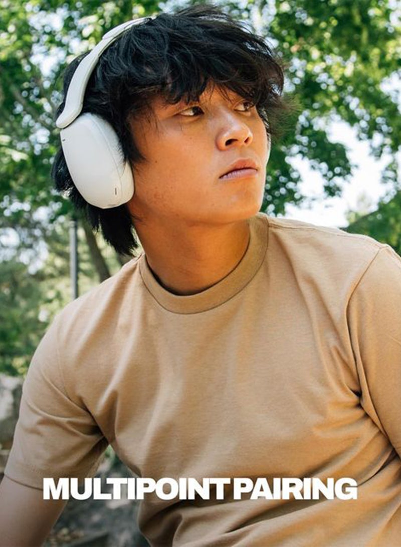 Skullcandy Hesh 360 Wireless Over-Ear Bluetooth Headphones, Up to 100 Hours Battery, Noise Isolating Fit, Flat-Folding Collapsible Design, Microphone iPhone Android - Bone Bone - Image 4