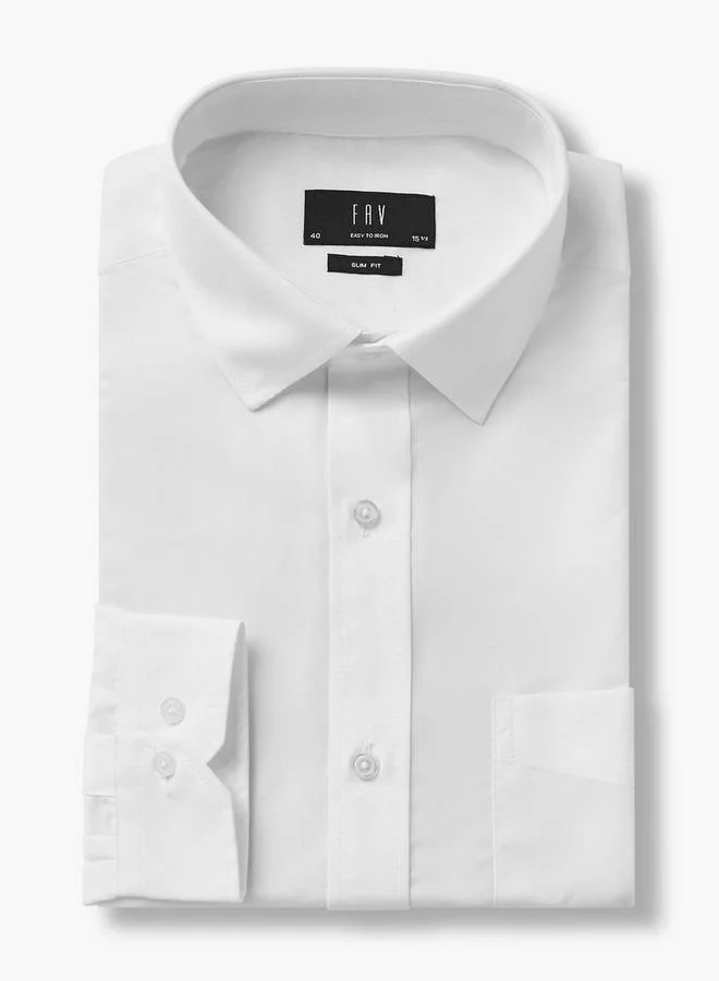 Splash FAV Set of 2 - Men Slim Fit Collared Long Sleeves Shirt