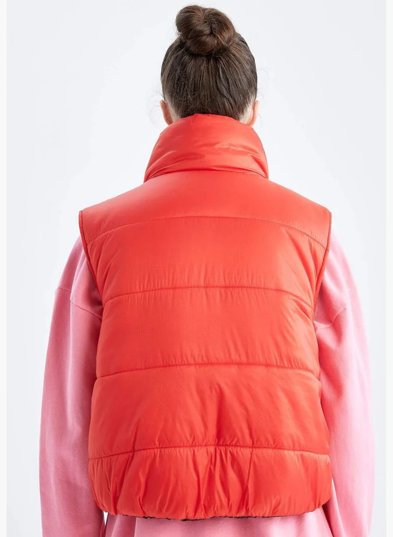 DeFacto Woman Relax Fit Hoodie Outer Wear Vest