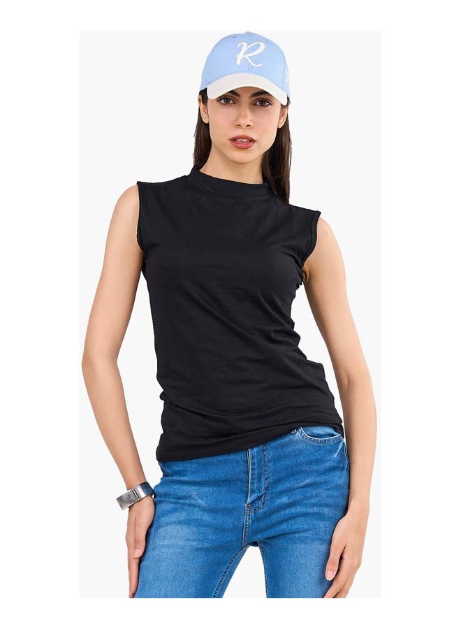 Clue High Neck Sleeveless Top - Image 1
