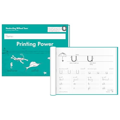Handwriting Without Tears Kick Start Kindergarten Printing Bundle,Age 7+, 2nd Grade, Student & Teacher Workbooks, School & Home, Language Arts,Tutoring,Tiny Pencils Included - Image 3