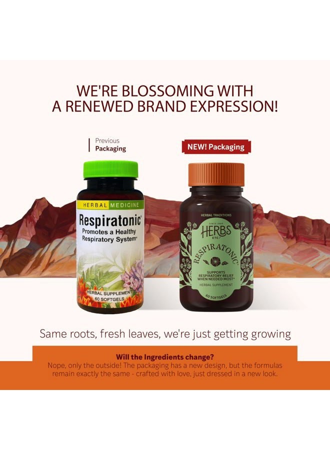 Herbs Etc. Respiratonic - 60 - Softgel - Image 2