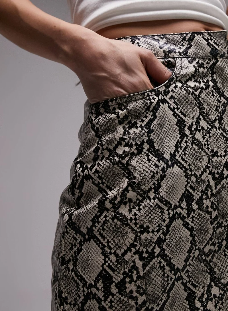 TOPSHOP Printed Maxi Skirt