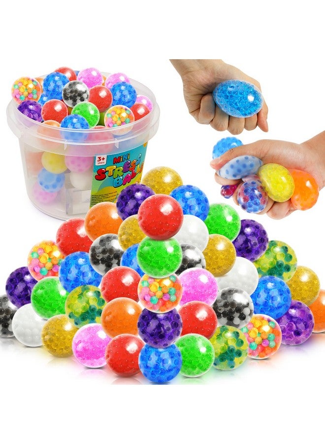 Lemostaar Squishy Stress Balls Fidget Toys - 72 Pack Squishy Toys Stress Ball for Anxiety, Fidget Stress Toys Bulk, Squeeze Balls for Adult with ADHD, Autism - Fidgets for Classroom Prize Box Toys - Image 1
