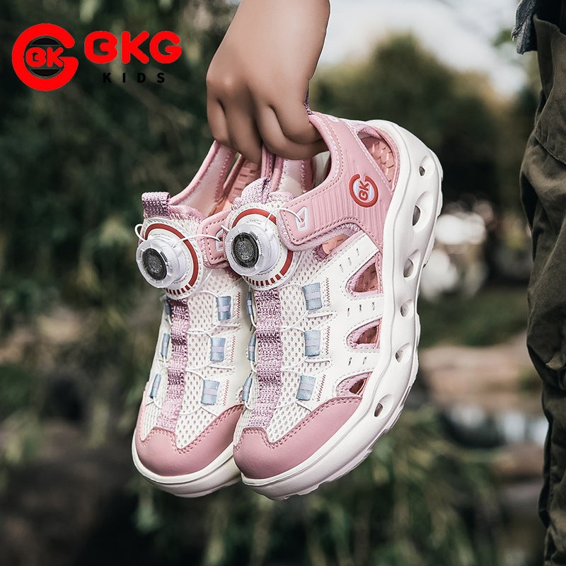 Brand Kidsren'S Outdoor River Tracing Shoes 2025 Soft-Soled Non-Slip Girls' Drainage Hole Shoes Boys' Sandals - Image 3