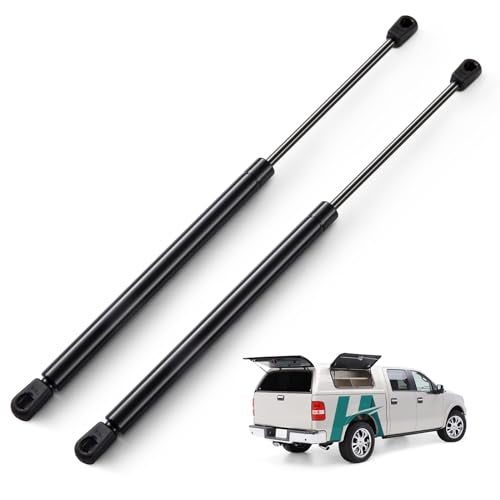 HelloAuto C16-23833 18 inch 100Lbs/445N Gas Struts Shocks Spring Lift Support for Tonneau Cover Leer are ATC Camper Shell Canopy Truck Topper Rear Window RV Bed Camper Topper Truck Cap, Set of 2 - Image 1