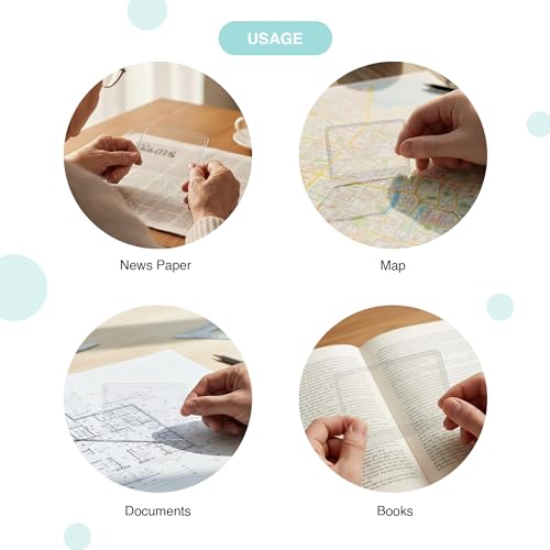 oddpod™ 10 Pcs Credit Card Size Fresnel Lens & Flexible Plastic 3X Magnifying Sheet - Pack of 10 - Image 5