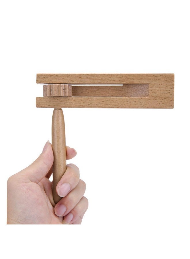 Mihey Traditional Matraca Toy - Wooden Spinning Rattle Ratchet Noise Maker For Games, Parties And Sports - Image 2