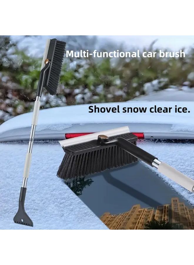 Standard 3 In 1 Winter Snow Brush Shovel And Ice Scraper Heavy Duty Detachable Car Deicing Tool - Image 2