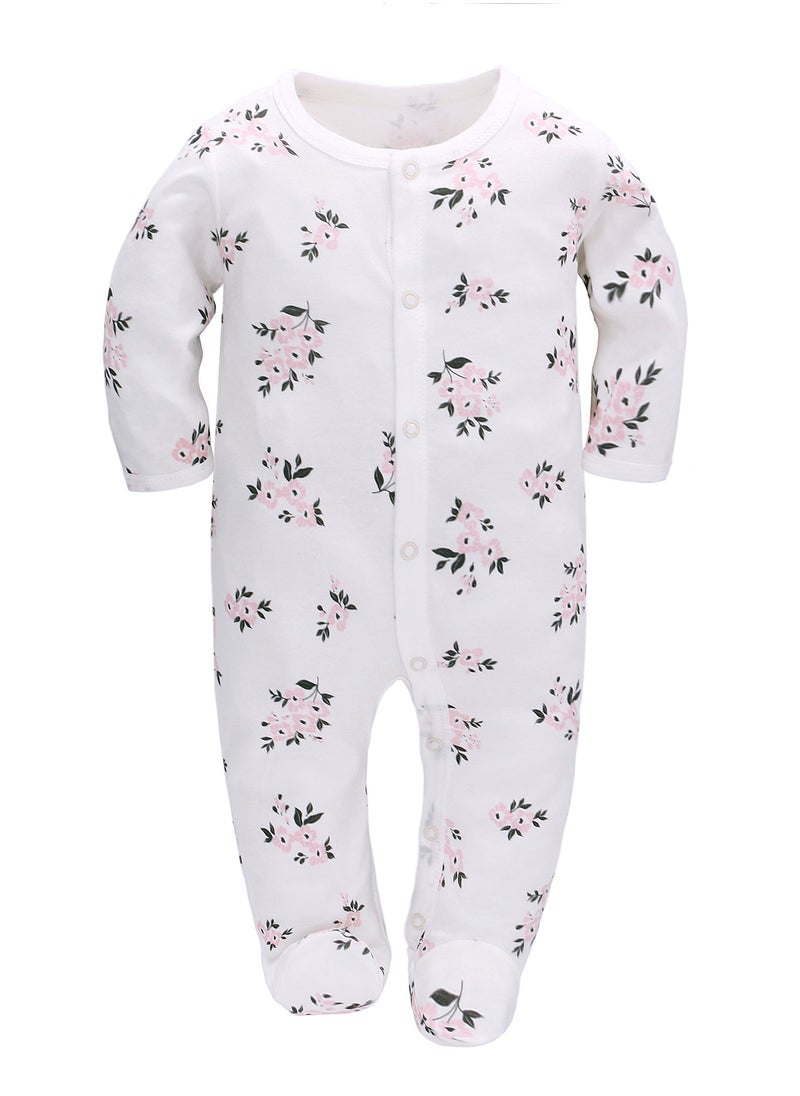 Miracle Baby - 3 PCS Clothing sets Newborn Baby Rompers 100% Cotton Baby onesies Kids pajamas Toddler Girl Clothes - Image 1