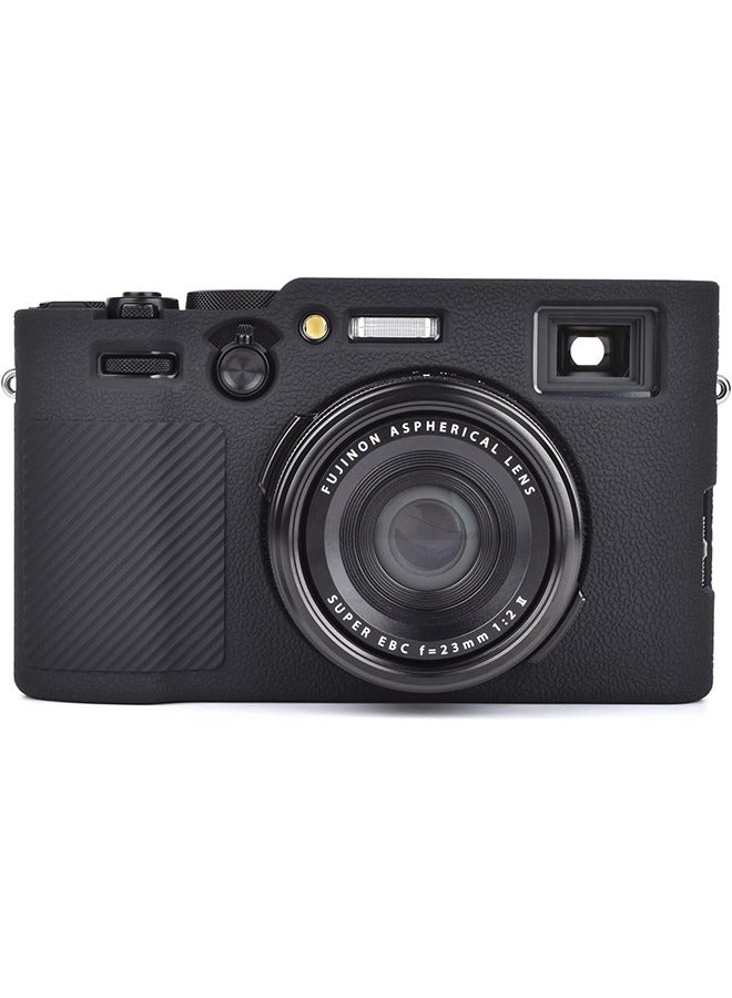 Unewshi Silicone Protective Case for Fujifilm X100VI Camera, Ultra-Thin Soft Rubber Cover, Anti-Scratch Slim Fit Lightweight Camera Shell, Shockproof & Dustproof Camera Case, Black  - Image 1