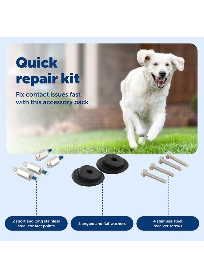 PetSafe Replacement Collar Accessories for Pet Fencing Receiver Collars, 2.5 x 0.45mm x 15mm, Black and Silver, - Image 5