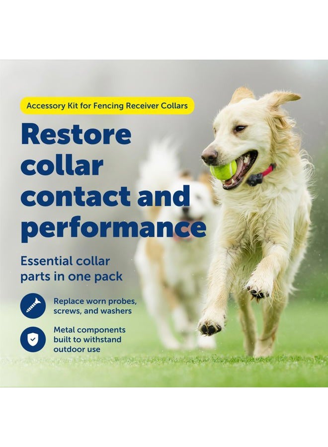 PetSafe Replacement Collar Accessories for Pet Fencing Receiver Collars, 2.5 x 0.45mm x 15mm, Black and Silver, - Image 2