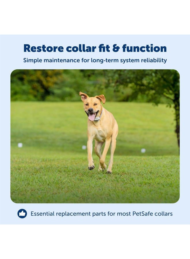 PetSafe Replacement Collar Accessories for Pet Fencing Receiver Collars, 2.5 x 0.45mm x 15mm, Black and Silver, - Image 3