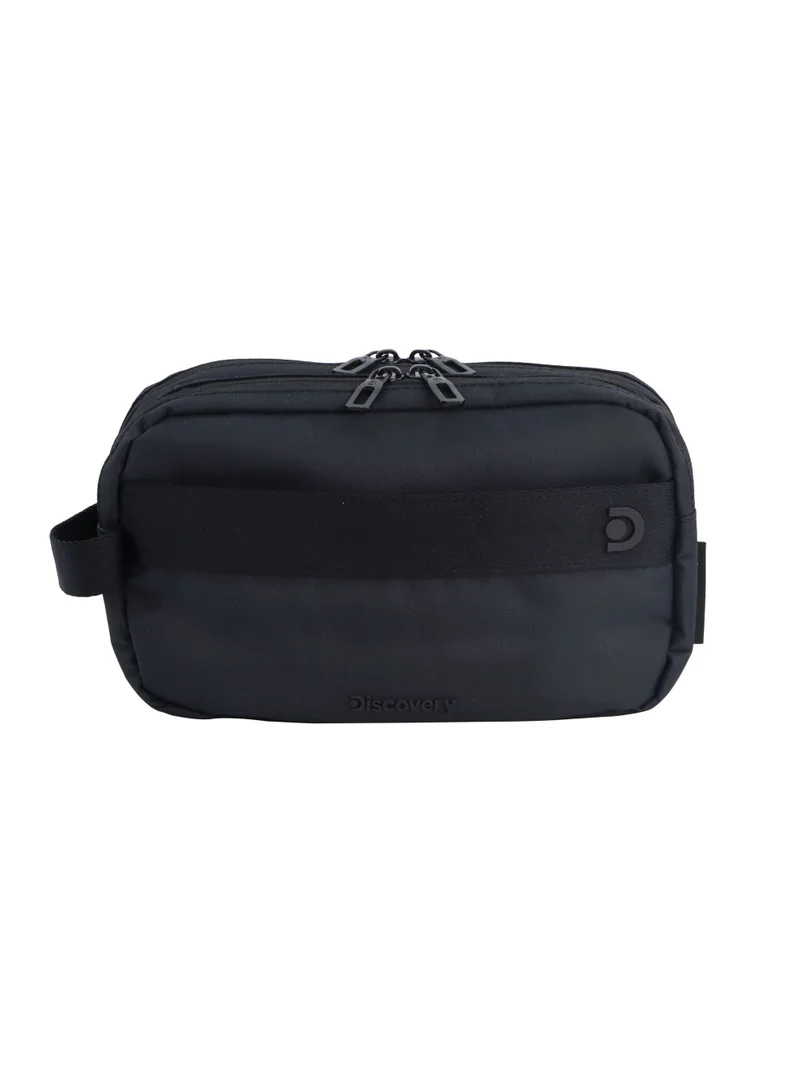 ديسكفري Downtown Travel Toiletry Bag – Eco Recycled Dopp Kit with Multi-Compartment Zipper Organizer & Side Handle | Travel, Gym & Daily Grooming