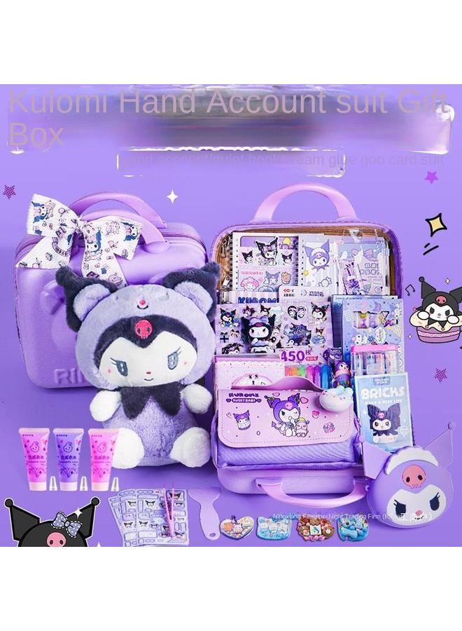 Bluejw Kroomi Hand Account Suit Gift Box Hand Account Book Girl's Birthday Gift School Supplies Stationery Notebook Girl - Image 2