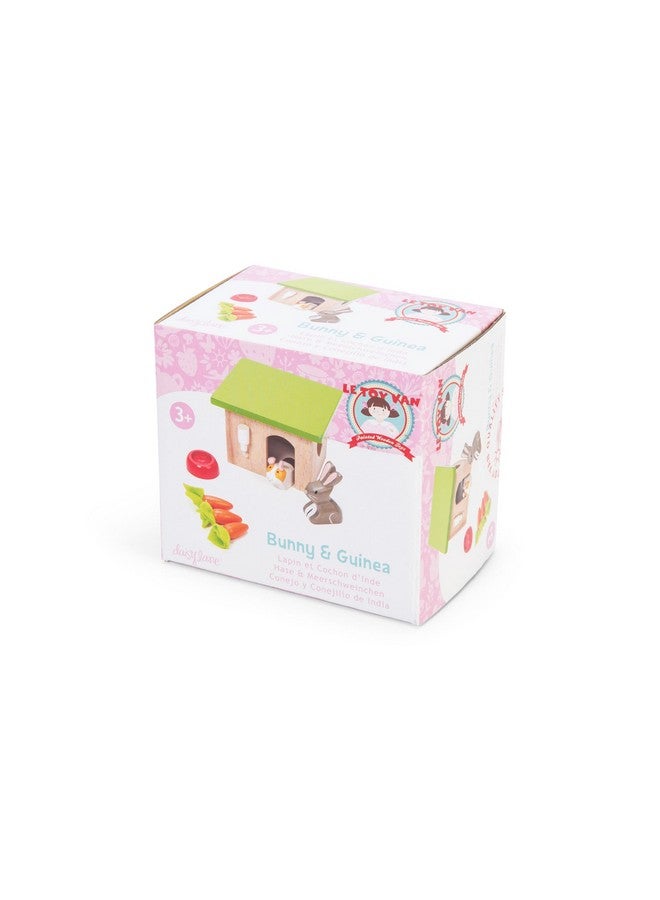 Le Toy Van - Adorable Wooden Daisylane Bunny & Guinea Accessories Play Set for Dolls Houses | Girls Dolls House Furniture Sets - Suitable for Ages 3+ (ME045) - Image 3